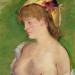 The Blond with Bare Breasts